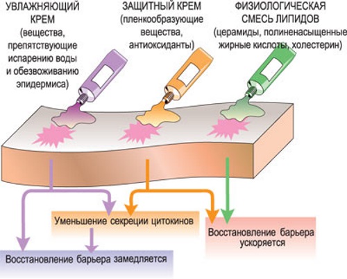 Crèmes pour le visage en pharmacie