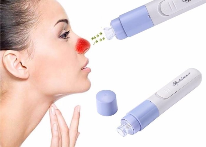 Aspirateur pour nettoyer les pores du visage