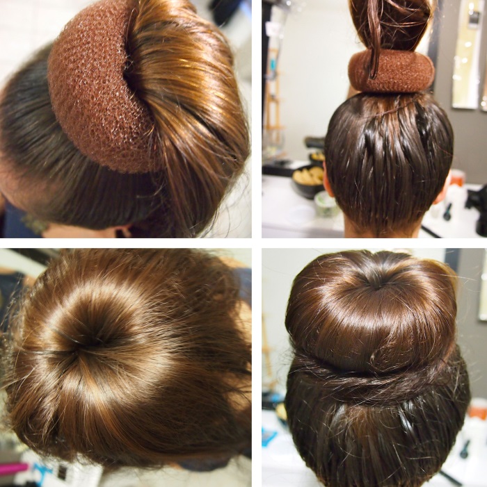 Donut Bun pour cheveux longs, moyens et courts. Comment faire un beau paquet. Photo, vidéo