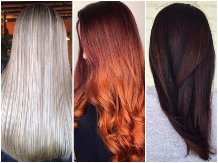 Couleurs de cheveux. Photos et noms de couleurs, nuances, tendances de la mode de la teinture pour les femmes, mettant en évidence