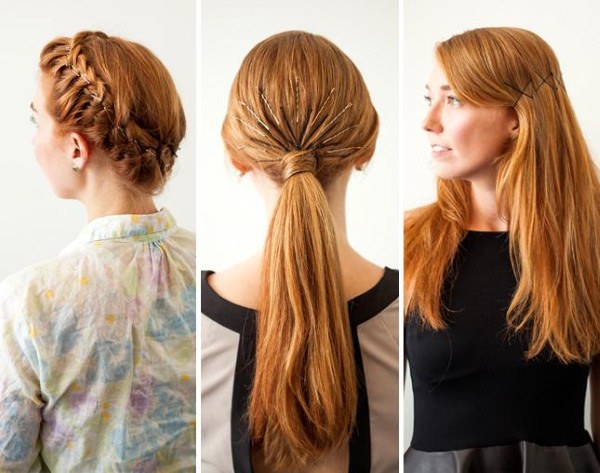 Coiffures pour cheveux longs étape par étape. Photo de belles coupes de cheveux simples avec et sans frange, soirée et mariage