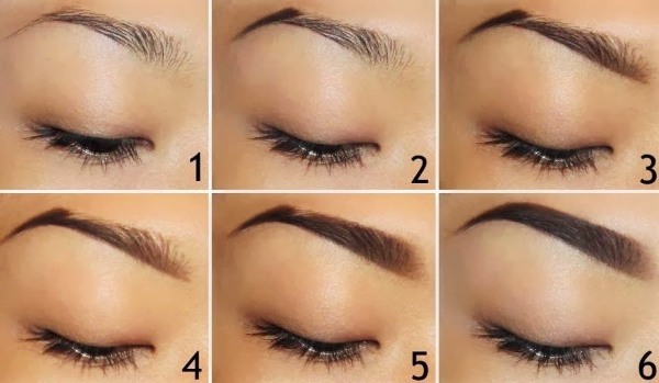 Comment faire de beaux sourcils avec un crayon, de la peinture, des ombres, de la peinture au henné à la maison