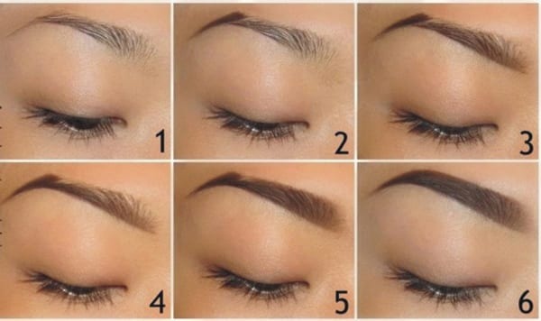 Comment peindre les sourcils avec des ombres à sourcils, peinture, henné, crayon. Instructions pour la photo