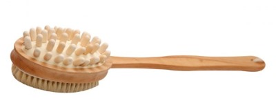 Brosse de massage corporel. Avis sur les meilleures brosses anti-cellulite avec manche amovible, double face. Comment utiliser à la maison