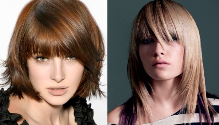 Bangs à la mode 2020 pour cheveux moyens - photos de nouveaux produits et tendances