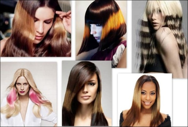 Options à la mode pour la teinture des cheveux 2020. Technique de teinture shatush, ombre, sombre, balayazh, bronding, soulignant. Une photo