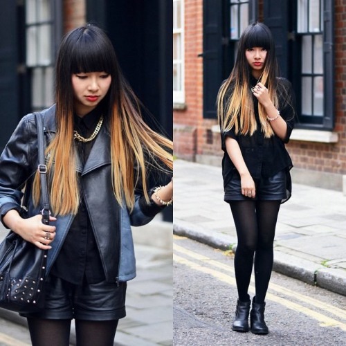 Ombre pour cheveux courts, moyens et longs blond foncé et foncé - coupes de cheveux à la mode avec et sans frange. Une photo