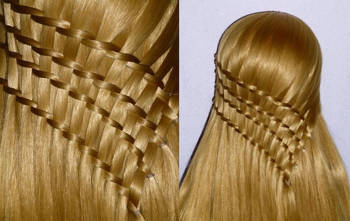 Tisser des tresses pour cheveux longs - des options belles, légères et inhabituelles pour tisser des boucles pour filles et filles