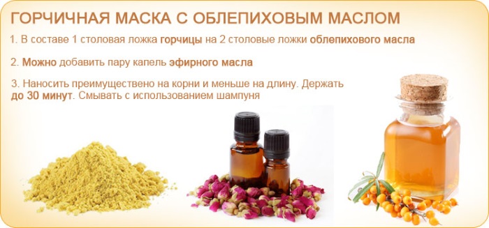 Masques capillaires à la moutarde sèche. Recettes pour la croissance et la chute des cheveux, avec des huiles, du sucre, des vitamines