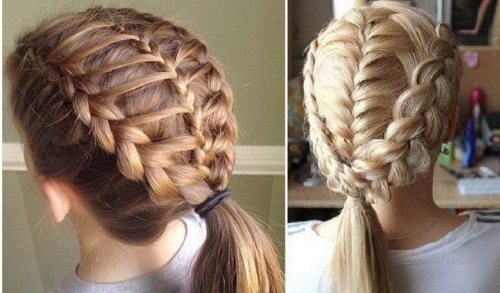 Coiffures pour cheveux moyens pour une fête. Bricolez de belles idées de style par étapes, avec et sans frange. Une photo