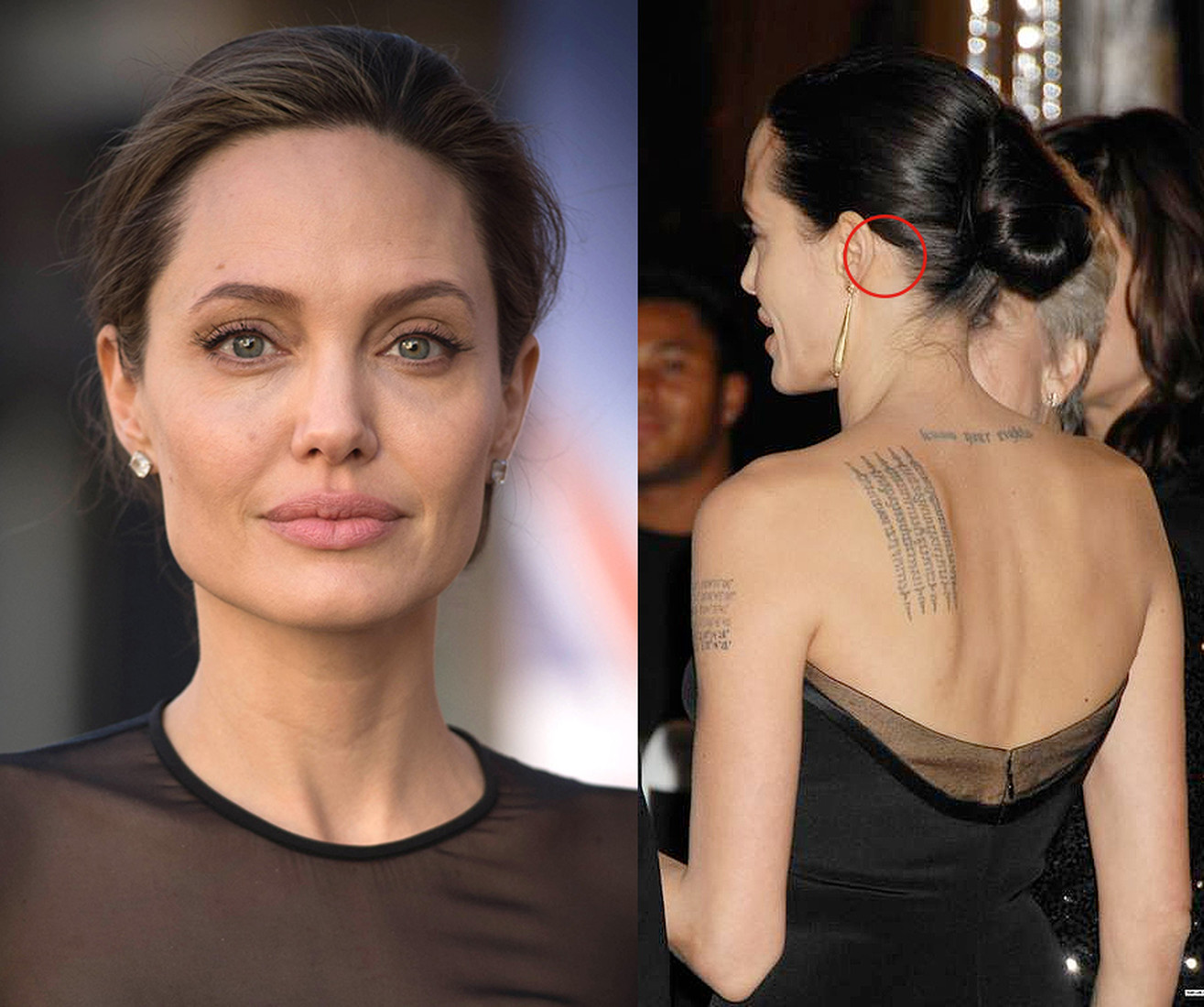 Angelina Jolie avant et après la chirurgie plastique. Une sélection de photos de l'actrice avant et après rhinoplastie, opérations de plasma-lifting