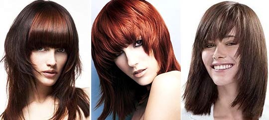 Bangs 2020 pour cheveux moyens: obliques, déchirés, beaux, courts, en cascade, asymétriques. Tendances de la mode avec photos