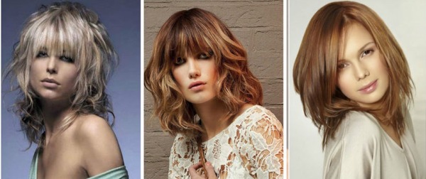 Bangs 2020 pour cheveux moyens: obliques, déchirés, beaux, courts, en cascade, asymétriques. Tendances de la mode avec photos