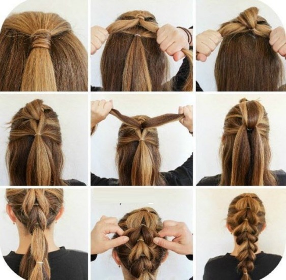 Belles coiffures aux cheveux courts pour les filles à l'école, à la maternelle, simples en 5 minutes, tresses, instructions avec photos