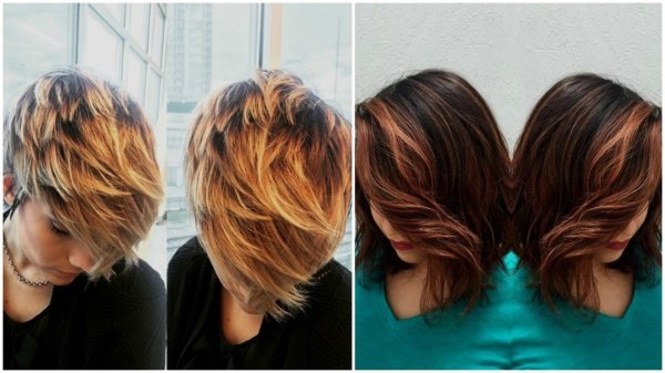 Coloration des cheveux dans le style du balayage pour les cheveux courts, moyens, longs, brun clair et foncés. Comment le faire vous-même à la maison. Qui convient. Une photo