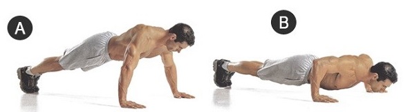 Push-ups du sol. Programme d'entraînement pour les débutants, avantages, technique d'exercice pour le poids, les abdominaux, pour les muscles pectoraux