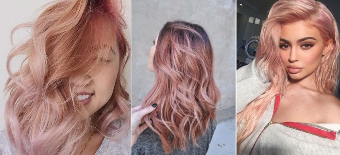 Couleur des cheveux rose cendré. Qui convient, comment choisir, pour obtenir la teinte, les couleurs et les toniques souhaitées, la technique de l'ombre, la coloration des extrémités et le blond. Une photo