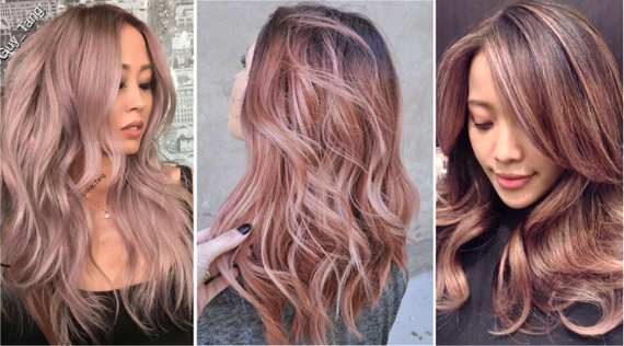 Couleur des cheveux rose cendré. Qui convient, comment choisir, pour obtenir la teinte, les couleurs et les toniques souhaitées, la technique de l'ombre, la coloration des extrémités et le blond. Une photo