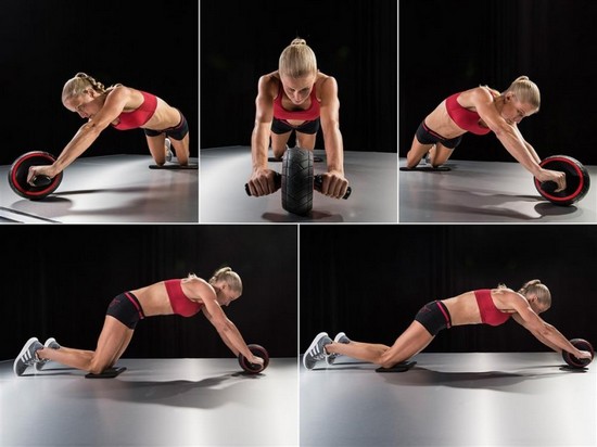 Exercices avec une roue de gymnastique pour femmes. Avantages après l'accouchement, hernie rachidienne, ostéochondrose, contre-indications. Complexe pour les débutants