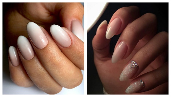 Français sur les ongles. Photo 2020, nouveaux articles: vernis gel blanc avec un motif, conceptions et idées de printemps, d'automne, d'été, d'hiver