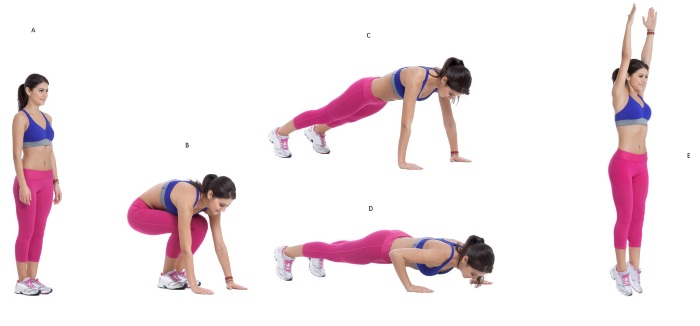 Burpee est une technique d'exécution, qu'est-ce que c'est, comment bien le faire. Exercices pour filles débutantes: séchage fou et perte de poids