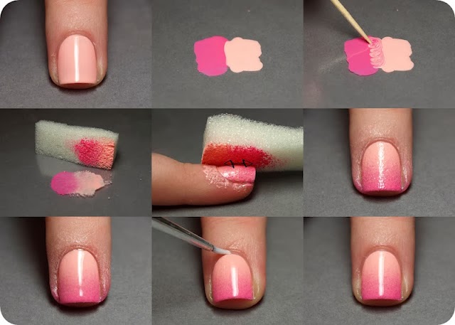 Comment appliquer la poudre sur le vernis gel. Instructions étape par étape correctement à l'aide d'une éponge, acrylique. Une photo