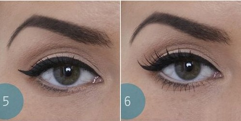 Comment dessiner des flèches devant vos yeux avec un eye-liner par étapes. Belle pour elle-même, parfaite et même. Tutoriels photo, vidéo