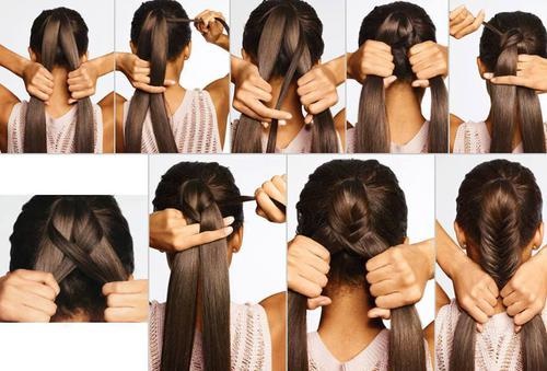 Belles tresses pour cheveux longs pour filles et filles. Instructions étape par étape sur la façon de tisser, des photos et des motifs de tissage