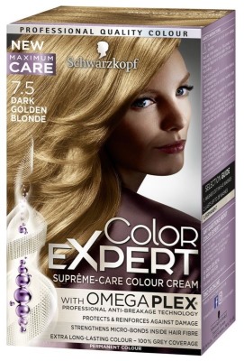 Coloration capillaire Color Expert Schwarzkopf. Palette de couleurs avec photo: oméga, blond froid