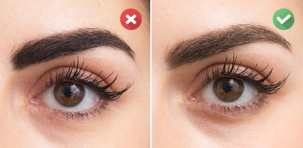 Maquillage des sourcils pas à pas avec une photo à la maison: avec un crayon, des ombres, de la cire, de l'encre. Cours pour débutants