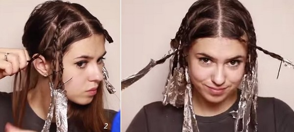 Mise en valeur des cheveux à la maison. Instructions étape par étape pour les débutants, avec un chapeau, une feuille. Une photo