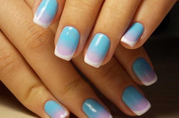 Dégradé sur les ongles avec du vernis gel: photos, tendances de la mode. Comment choisir une couleur et la fabriquer à la maison avec une éponge, un pinceau sans bulles