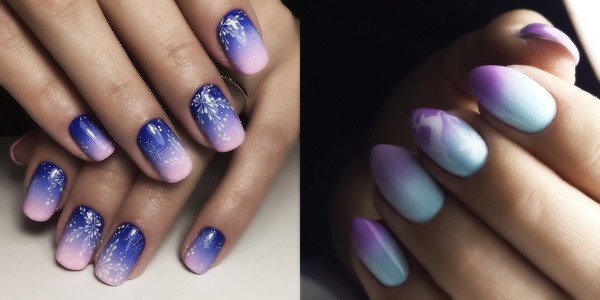 Dégradé sur les ongles avec du vernis gel: photos, tendances de la mode. Comment choisir une couleur et la fabriquer à la maison avec une éponge, un pinceau sans bulles