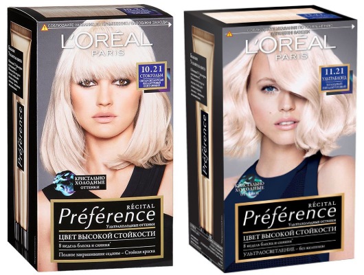 Couleur de cheveux blond cendré: peinture Estelle, Garnier, Loreal, Igor, sans ammoniaque, palette. Comment réaliser sans rousse. Une photo