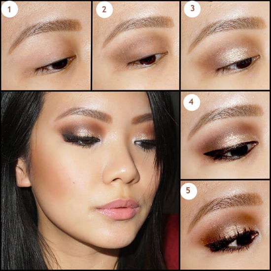 Comment faire de belles flèches sur les yeux. Photo, instructions étape par étape: eye-liner liquide, feutre