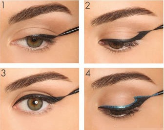 Comment faire de belles flèches sur les yeux. Photo, instructions étape par étape: eye-liner liquide, feutre