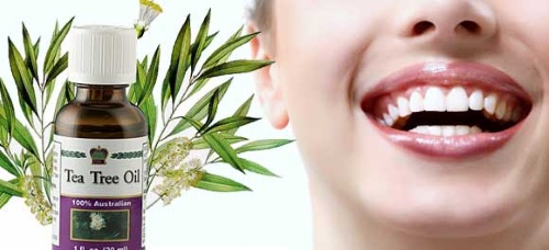 Huile essentielle d'arbre à thé, propriétés. Application pour les cheveux, les dents, le visage. Avec muguet, mycose des ongles, acné, verrues, papillomes, à l'intérieur