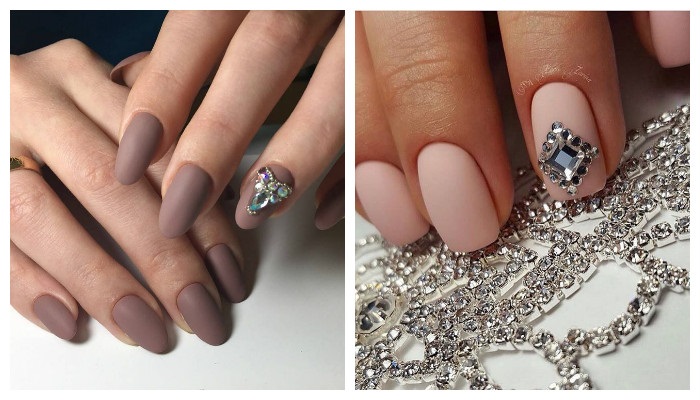 Beaux ongles avec vernis gel avec un motif, strass, paillettes, oeil de chat, veste, ombre. Nouveaux articles 2020, photo