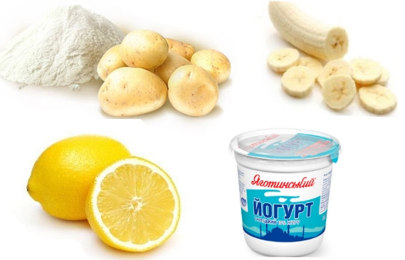 Masque à la banane pour les rides, la peau autour des yeux. Recettes avec effet amidon et botox, miel, oeuf