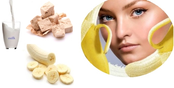 Masque à la banane pour les rides, la peau autour des yeux. Recettes avec effet amidon et botox, miel, oeuf