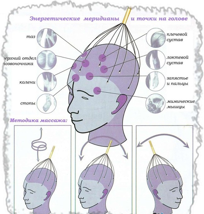 Massage de la tête et du cou pour la croissance des cheveux, améliorant la circulation sanguine. Avantages, contre-indications, meilleures techniques