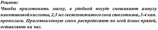 Acide nicotinique pour les cheveux. Application pour la chute et la croissance des cheveux. Méthodes et instructions