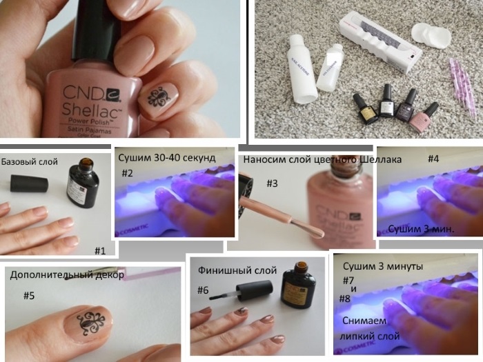 Gel de manucure. Photos, idées pour les ongles courts et longs. Français, gomme laque, avec strass, frottement, étincelles