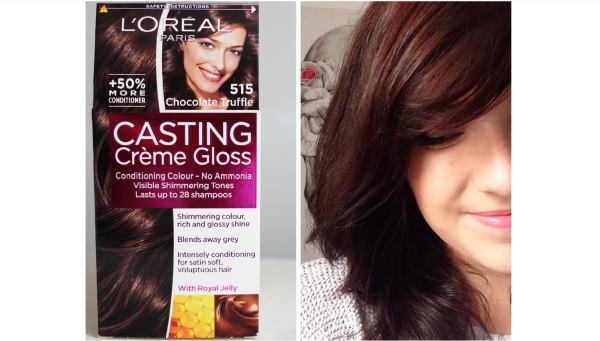 Peinture Loreal Casting Cream Gloss. Photo de la palette de couleurs, mode d'emploi