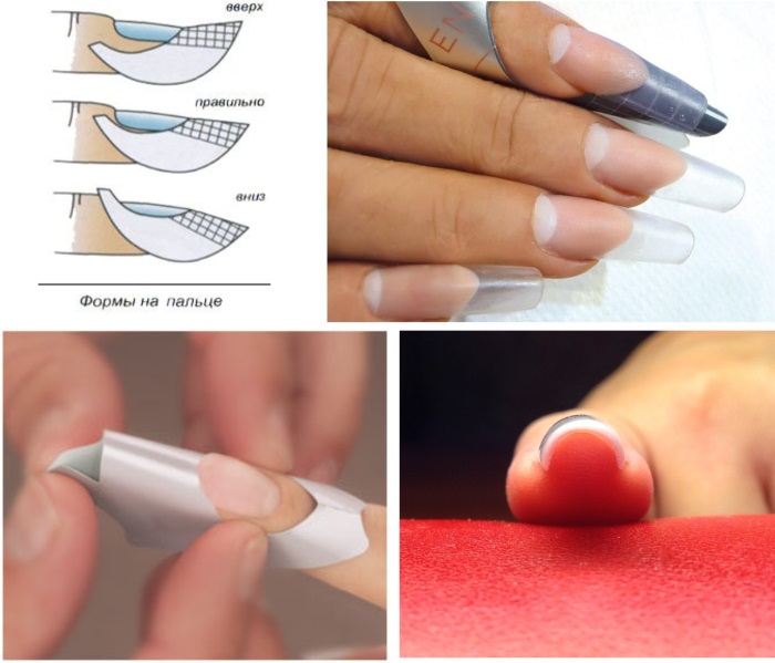 Extension des ongles avec du gel. Instructions photo pour les débutants. Quel gel est le meilleur, technologie sur les formes, conseils