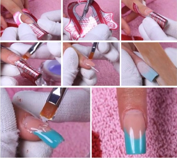 Extension des ongles avec du gel. Instructions photo pour les débutants. Quel gel est le meilleur, technologie sur les formes, conseils