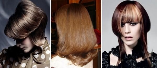 Coupe de cheveux longue bob sans frange. Photos avant et arrière, options de coiffure