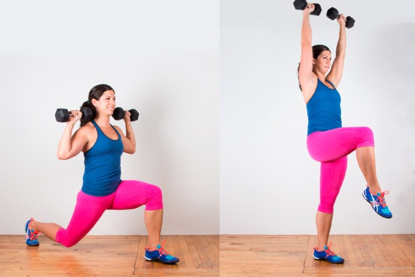 Circuit training pour filles pour tous les groupes musculaires à la maison. Exercices pour brûler les graisses avec kettlebells, balle