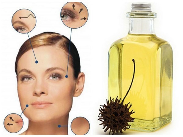 Huiles pour le visage contre les rides, leurs propriétés: olive, lin, rose musquée, ricin, pêche, camphre, karité, amande, abricot, argousier, jojoba