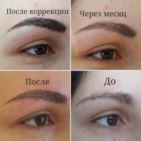 Époussetage des sourcils. Qu'est-ce que c'est, poudré, nano, tatouage, maquillage permanent, pixel, velours, matériel